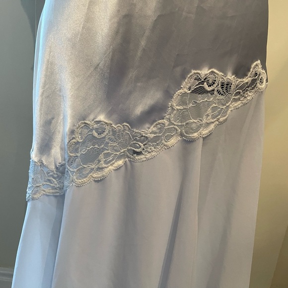 Vintage Unmentionables White Negligee Gown Size 10 - Picture 4 of 16